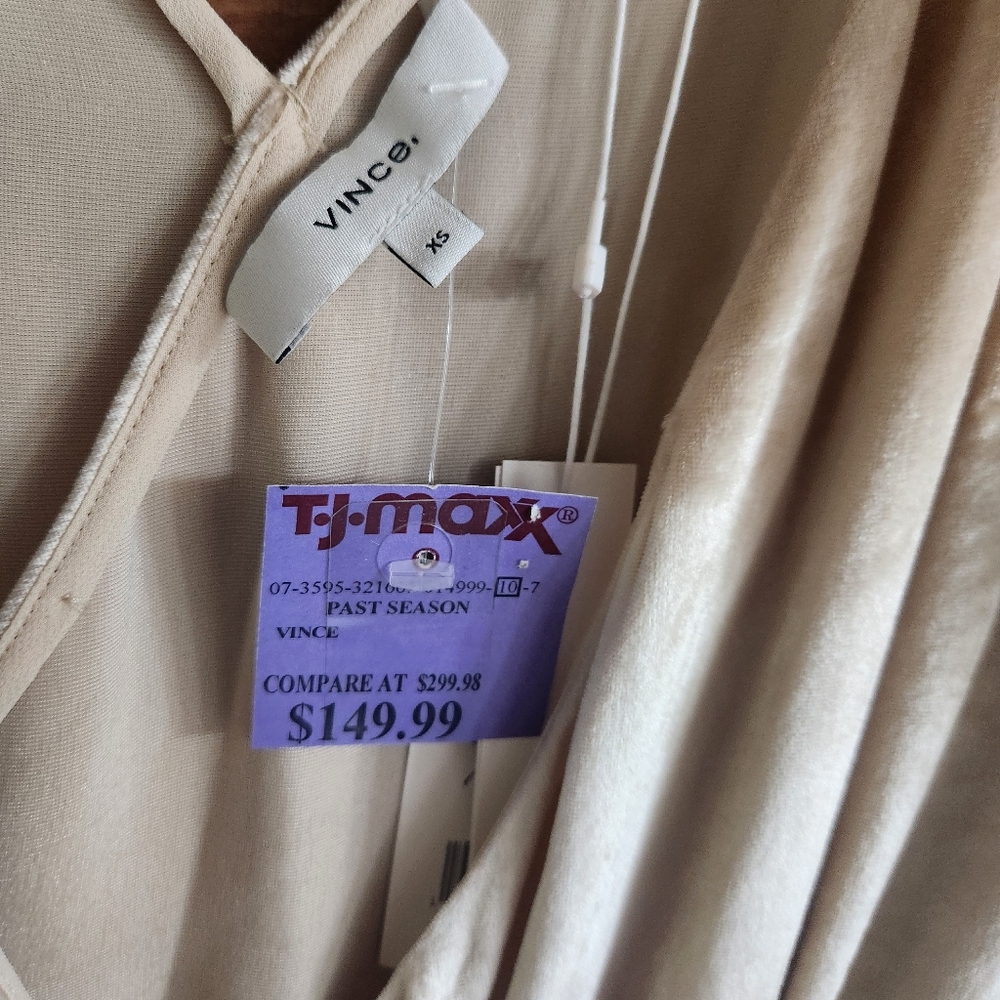 Vince velvet dress never worn